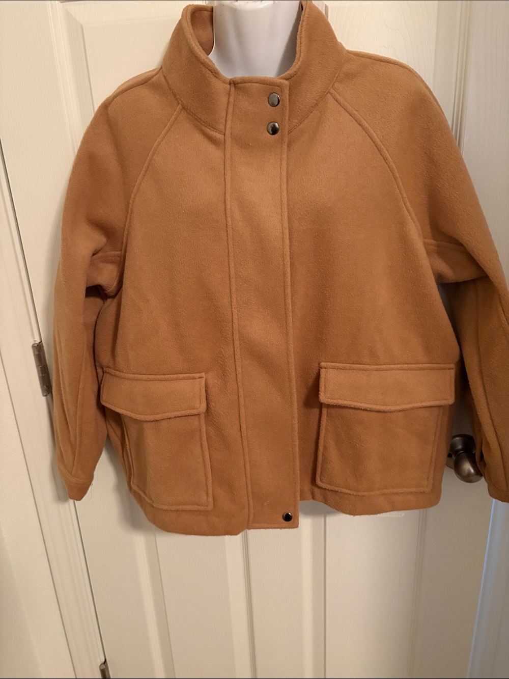 Banana Republic Camel Fleece Jacket